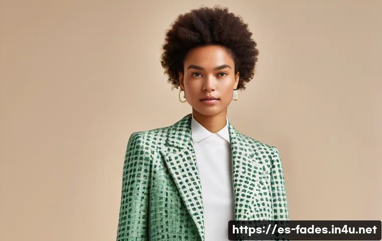 패션디자인과 패션신제품 개발 - **Prompt:** A stylish young woman (18-25 years old) stands confidently in a bright, modern studio, w...