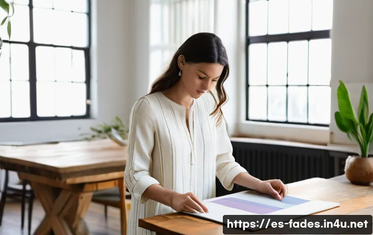 패션디자인과 패션유통망 - **Prompt: The Sustainable Fashion Innovator's Studio**
    A visionary fashion designer, a woman in ...